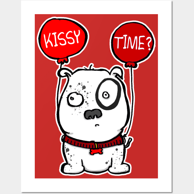 Kissy Time Pooch Wall Art by Vandalay Industries